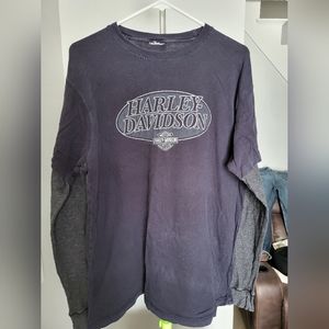 Men's Large Harley Davidson long sleeve tee